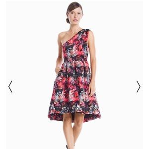 NWT Parker Black Victoria one shoulder dress